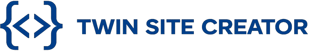Twin Site Creator digital studio logo